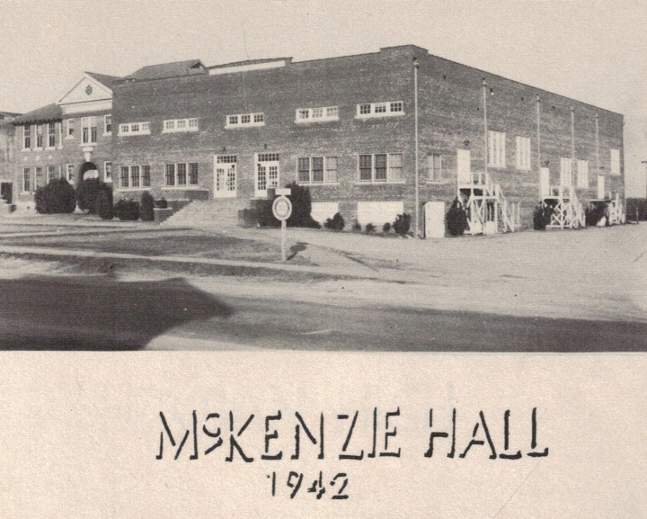 Old Picture of McKenzie Hall in 1942
