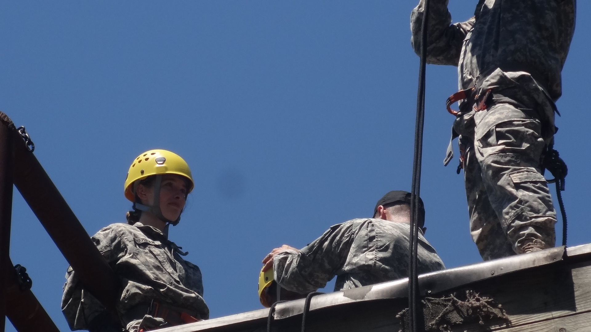 JROTC Cadets performing training task